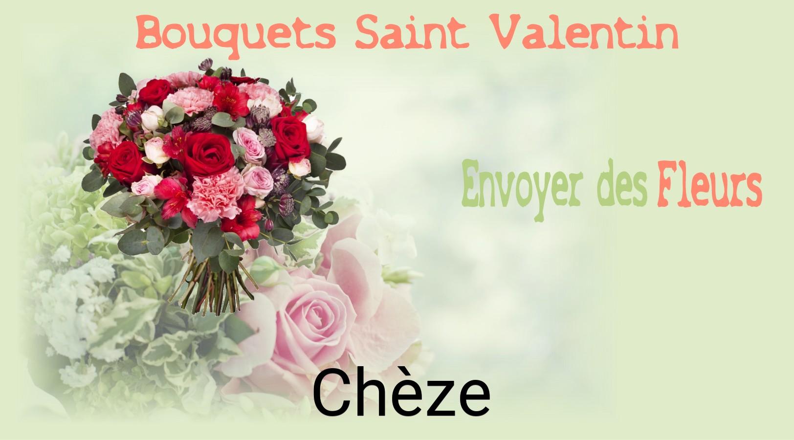 Roses de Saint-Valentin livrées à Chèze